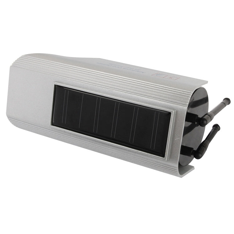 Fotocamera finta solare con luce LED rossa lampeggiante