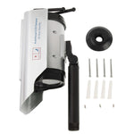 Fotocamera finta solare con luce LED rossa lampeggiante