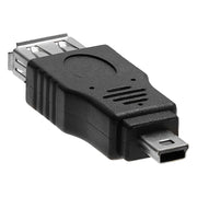 Adattatore da USB femmina a mini USB maschio da 10 pezzi, 10 Pcs USB Female
