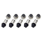 Connettore presa per presa aeronautica GX16 a 8 pin fai da te da 16 mm (5 pezzi in un unico pacchetto, il prezzo è per 5 pezzi)