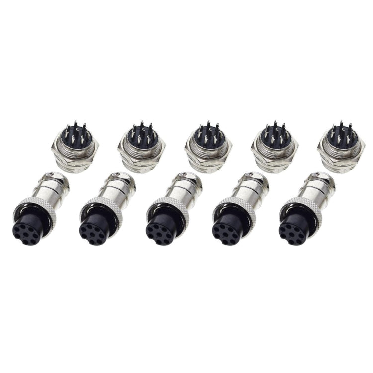 Connettore presa per presa aeronautica GX16 a 8 pin fai da te da 16 mm (5 pezzi in un unico pacchetto, il prezzo è per 5 pezzi)