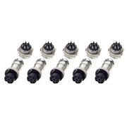 Connettore presa per presa aeronautica GX16 a 8 pin fai da te da 16 mm (5 pezzi in un unico pacchetto, il prezzo è per 5 pezzi)