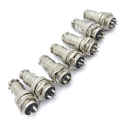 Connettore presa per presa aeronautica GX16 a 8 pin fai da te da 16 mm (5 pezzi in un unico pacchetto, il prezzo è per 5 pezzi)