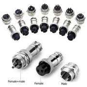 Connettore presa per presa aeronautica GX16 a 8 pin fai da te da 16 mm (5 pezzi in un unico pacchetto, il prezzo è per 5 pezzi)