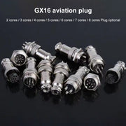 Connettore presa per presa aeronautica GX16 a 8 pin fai da te da 16 mm (5 pezzi in un unico pacchetto, il prezzo è per 5 pezzi)