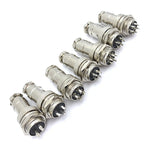 Connettore presa aeronautica GX16 7 pin 16mm 5 pezzi