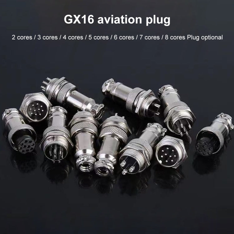 Connettore presa per presa aeronautica GX16 a 7 pin fai da te da 16 mm (5 pezzi in un unico pacchetto, il prezzo è per 5 pezzi), 7 Pin