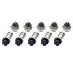 Connettore presa aeronautica GX16 a 6 pin 16mm 5 pezzi