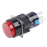 Interruttore / indicatore a pulsante rotondo fai-da-te per auto, Red Indicator, Green Indicator