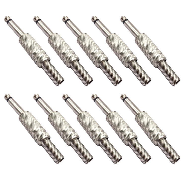 Connettore jack audio 6,36 mm in ferro 10 pezzi