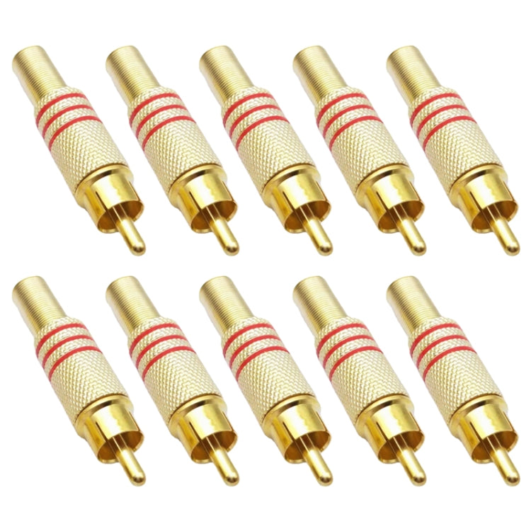 Connettore jack RCA JL0924 da 3,5 mm (10 pezzi in una confezione, il prezzo è per 10 pezzi), JL0924 3.5mm RCA (Red), JL0924 3.5mm RCA (Black)