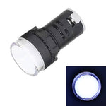 Lampada spia LED verde 22mm 220V AD16-22D/S