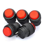 Interruttore a pulsante a 2 pin da 16 mm R16-503 non bloccato (5 pezzi in una confezione, il prezzo è per 5 pezzi), 16mm 2-Pin