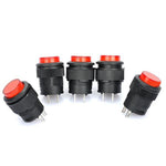 Interruttore a pulsante a 2 pin da 16 mm R16-503 non bloccato (5 pezzi in una confezione, il prezzo è per 5 pezzi), 16mm 2-Pin