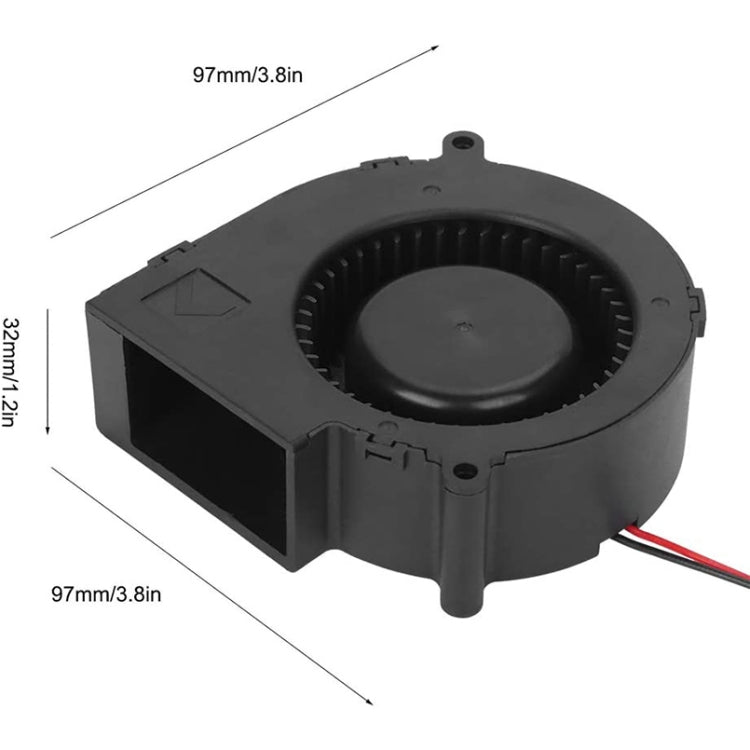 AV-752512S Ventola di raffreddamento senza spazzole CC 12V