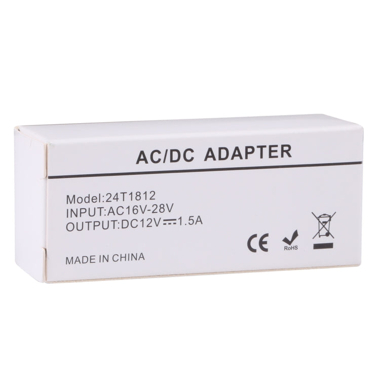 Adattatore AC/CC 16-28V a 12V 1.5A compatto