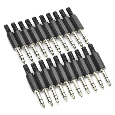Adattatore jack audio 6,5 mm plastica e rame