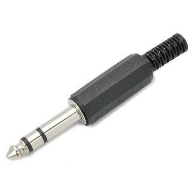 Adattatore jack audio 6,5 mm plastica e rame