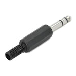 Adattatore jack audio 6,5 mm plastica e rame
