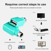 Spina convertitore USB femmina a PS maschio da 10 pezzi