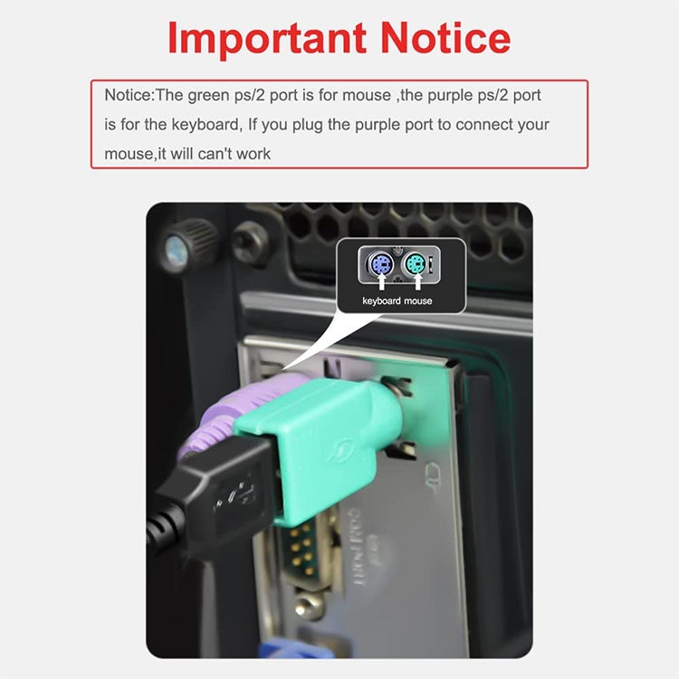 Spina convertitore USB femmina a PS maschio da 10 pezzi