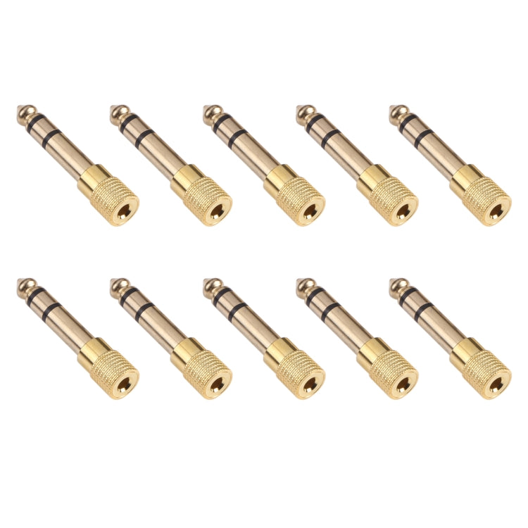 Adattatori jack audio 6,35 mm maschio a 3,5 mm femmina 10 pezzi
