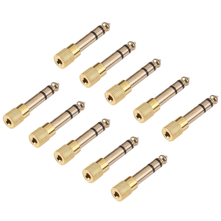 Adattatori jack audio 6,35 mm maschio a 3,5 mm femmina 10 pezzi