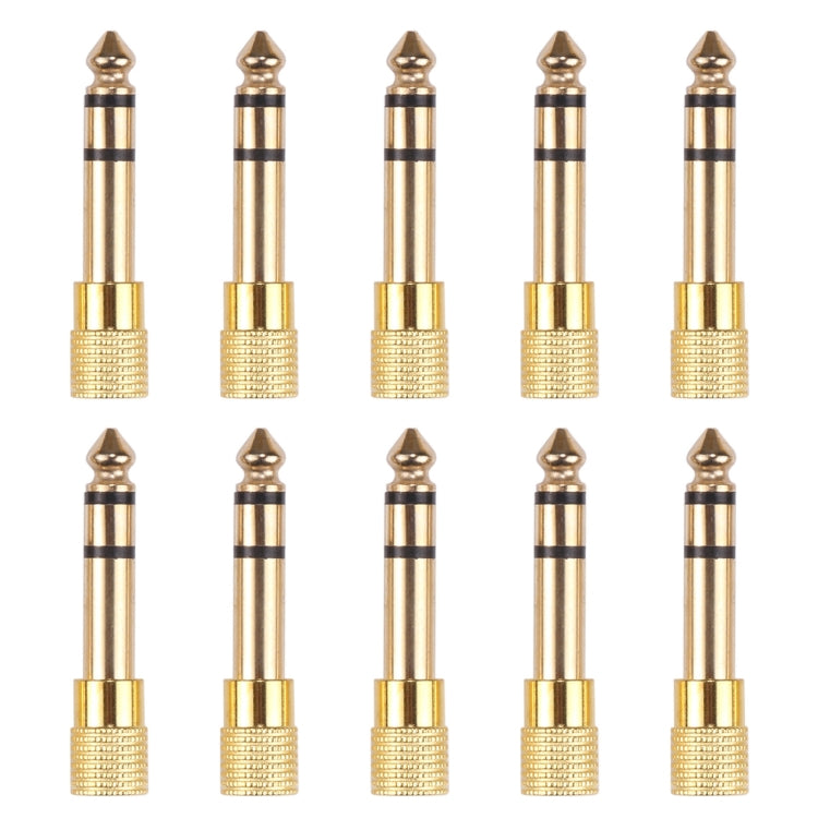 Adattatori jack audio 6,35 mm maschio a 3,5 mm femmina 10 pezzi