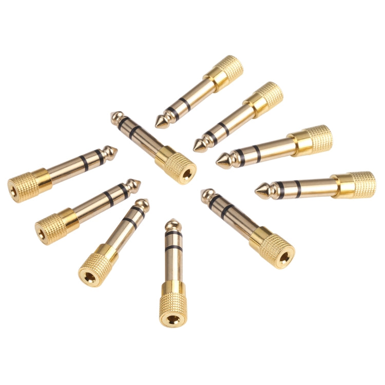 Adattatori jack audio 6,35 mm maschio a 3,5 mm femmina 10 pezzi
