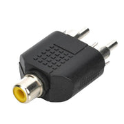 Splitter RCA femmina a doppio maschio (100 pezzi in una confezione, il prezzo è per 100 pezzi), 2 RCA Male to 3.5mm (100 Pcs)