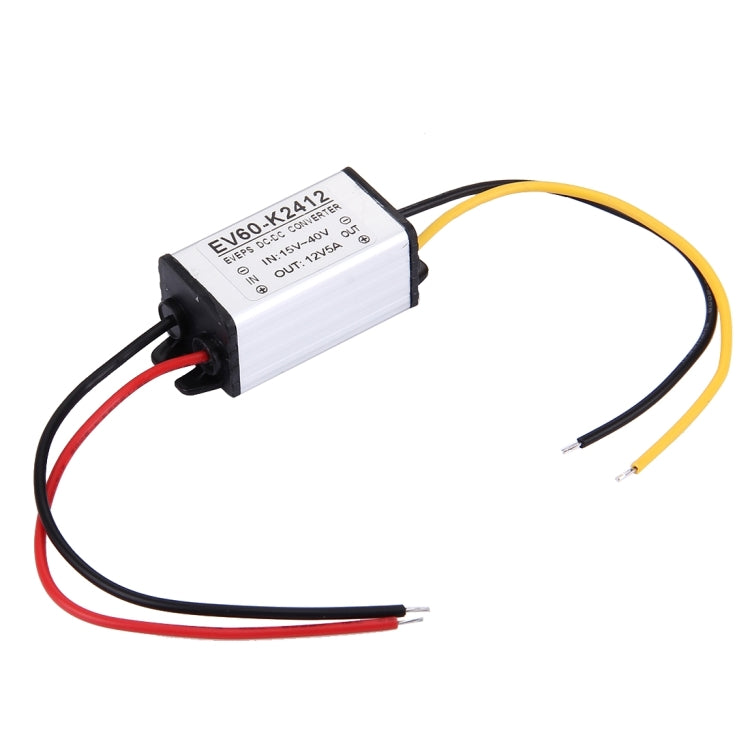 EV60-K2412 Modulo step down convertitore DC-DC da 15-40 V a 12 V 5 A 60 W per auto audio, Car Audio Power Adapter