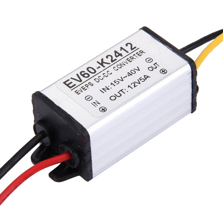 EV60-K2412 Modulo step down convertitore DC-DC da 15-40 V a 12 V 5 A 60 W per auto audio, Car Audio Power Adapter