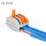 Connettori universali 3 pin per cavo senza saldatura 10 pezzi