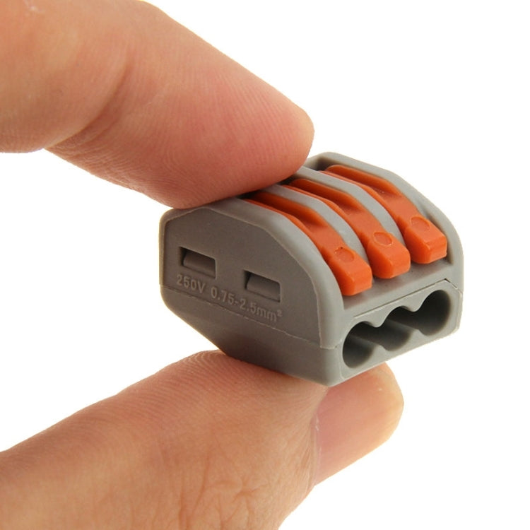 Connettori universali 3 pin per cavo senza saldatura 10 pezzi
