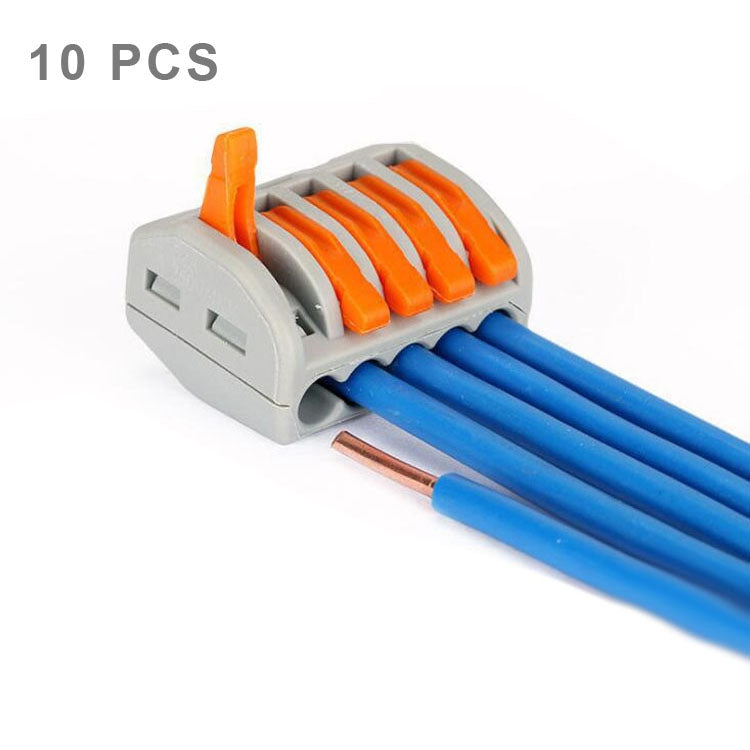 Set 10 connettori universali compatti 5 pin senza saldatura