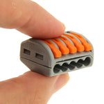 Set 10 connettori universali compatti 5 pin senza saldatura