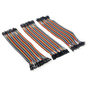 Cavo breadboard da 40 pezzi maschio a maschio/maschio a femmina/femmina a femmina (120 pezzi per confezione), Male to Male (40 PCS)