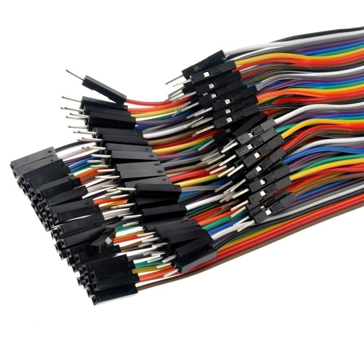 Cavo breadboard da 40 pezzi maschio a maschio/maschio a femmina/femmina a femmina (120 pezzi per confezione), Male to Male (40 PCS)