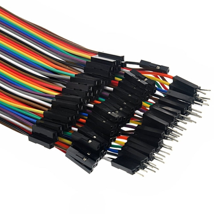 Cavo breadboard da 40 pezzi maschio a maschio/maschio a femmina/femmina a femmina (120 pezzi per confezione), Male to Male (40 PCS)