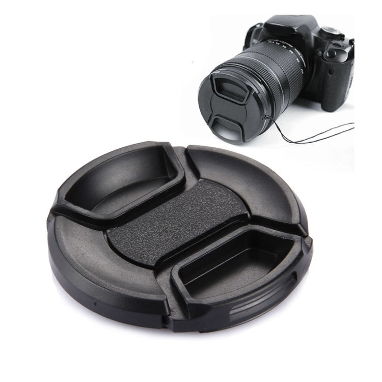 Copriobiettivo per fotocamera con pizzico centrale da 58 mm, 58mm