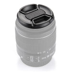 Copriobiettivo per fotocamera con pizzico centrale da 58 mm, 58mm