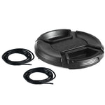 Copriobiettivo per fotocamera con pizzico centrale da 72 mm, 72mm