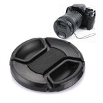 Copriobiettivo per fotocamera con pizzico centrale da 62 mm, 62mm