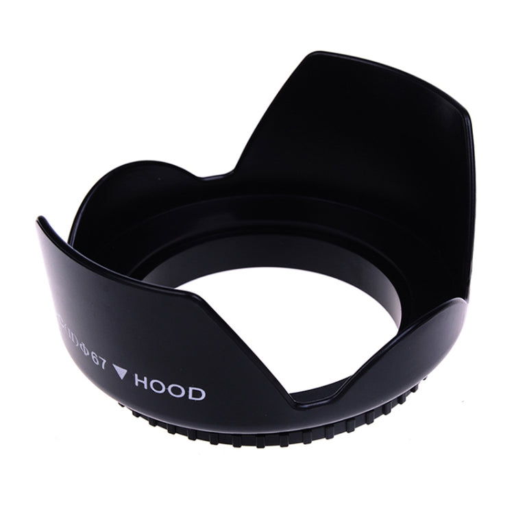 Paraluce da 67 mm per fotocamere (attacco a vite), 67mm