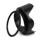 Paraluce da 62 mm per fotocamere (attacco a vite), 62mm
