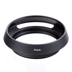 Paraluce in metallo ventilato per tutti gli obiettivi Leica con filettatura del filtro da 55 mm, 55mm
