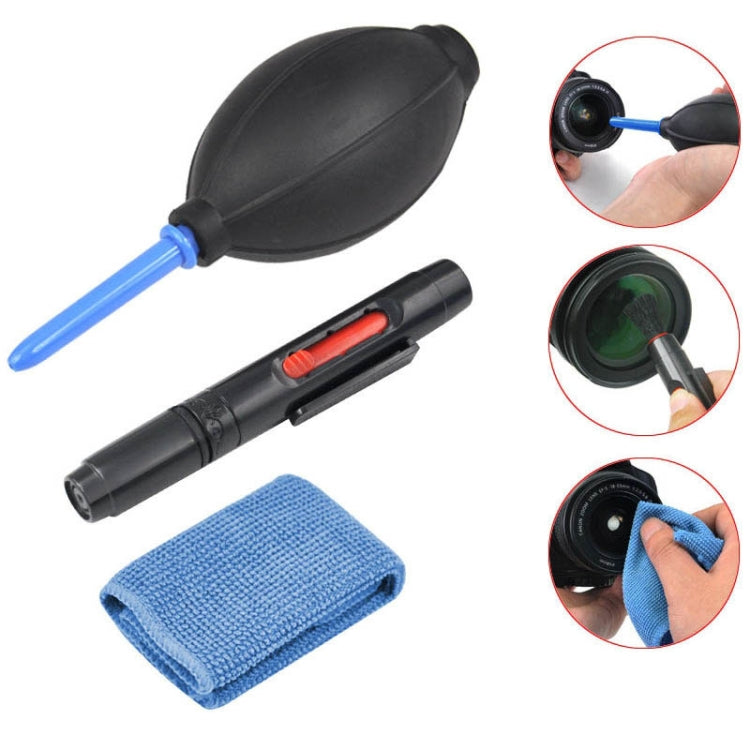 Kit di pulizia dell'obiettivo della fotocamera 3 in 1, Cleaning Kit