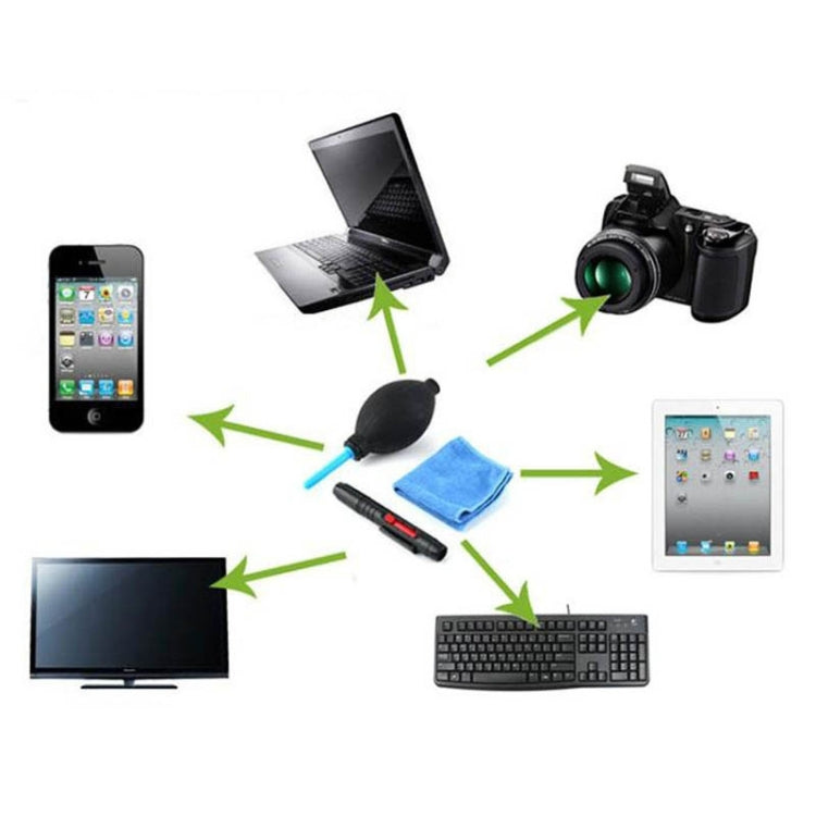 Kit di pulizia dell'obiettivo della fotocamera 3 in 1, Cleaning Kit