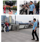Stabilizzatore video portatile DEBO per videocamera DSLR, UF-007, UF-007(Black), UF-007(Red)