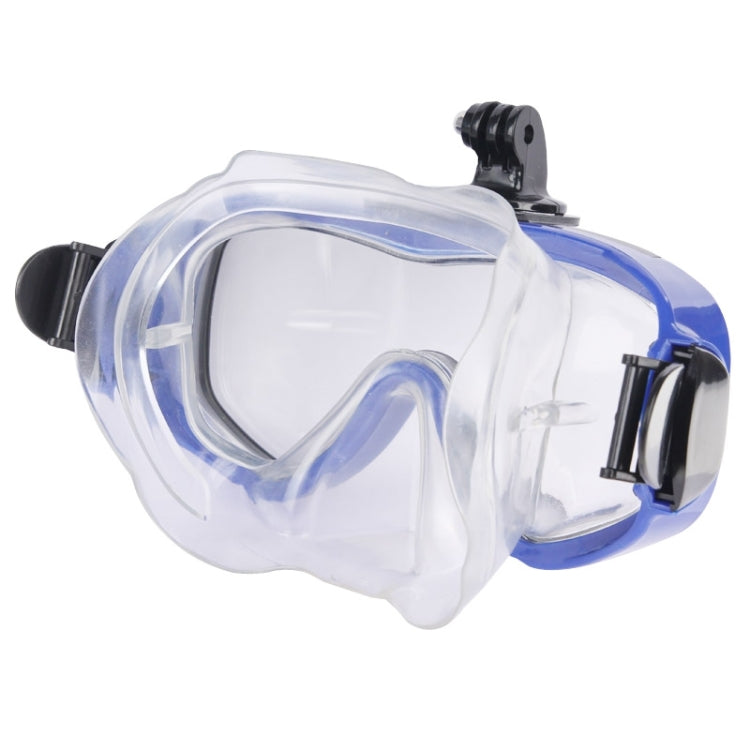 Maschera subacquea in silicone con supporto videocamera
